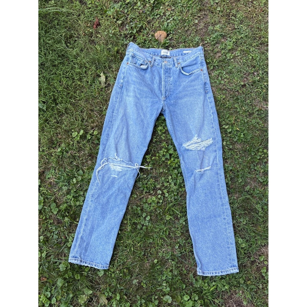 Citizens of Humanity Charlotte High Rise Distressed Jeans Women's 27 Light Wash‎
